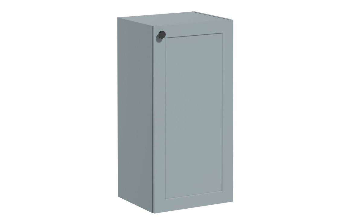 VitrA Root Classic 40cm 1 Door Lower/Base Unit (RH Hinge) - Matt Fjord Green,Furniture