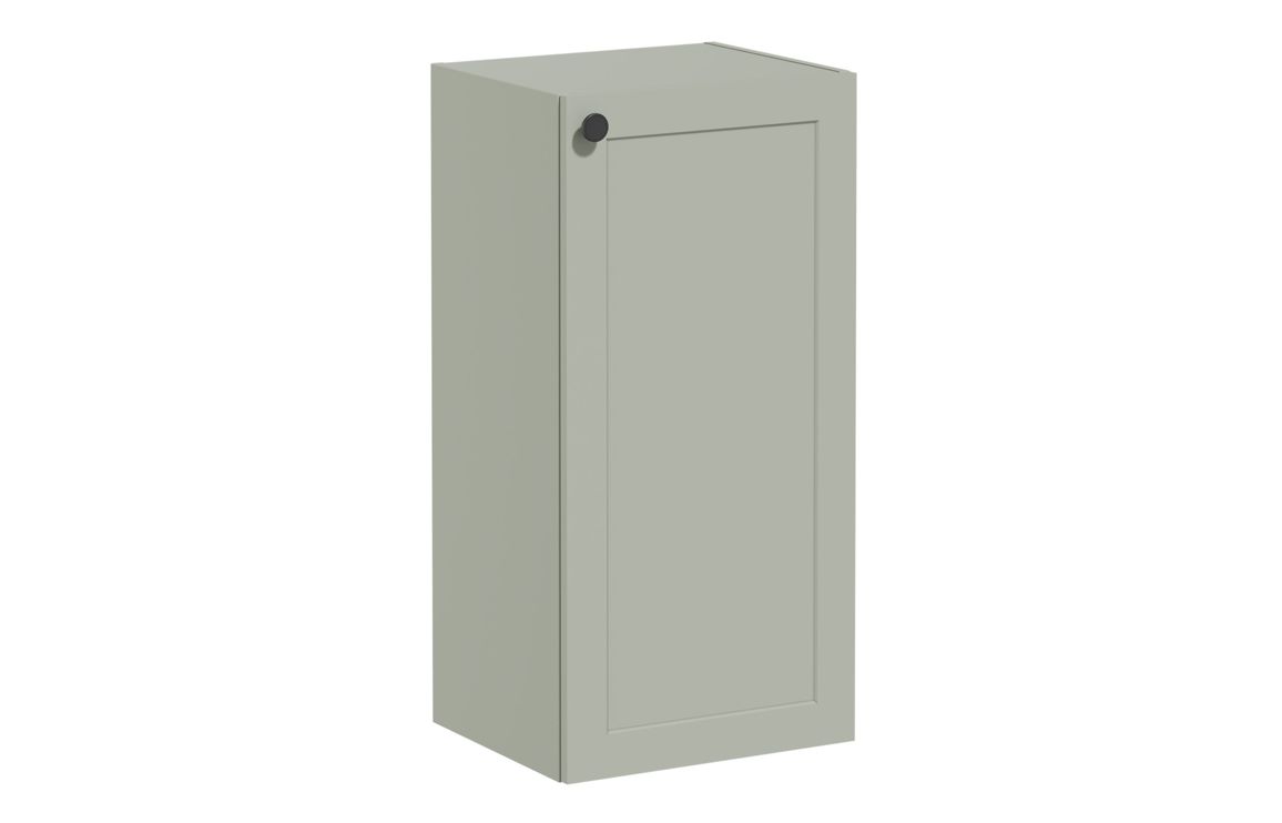 VitrA Root Classic 40cm 1 Door Lower/Base Unit (RH Hinge) - Matt Retro Green,Furniture