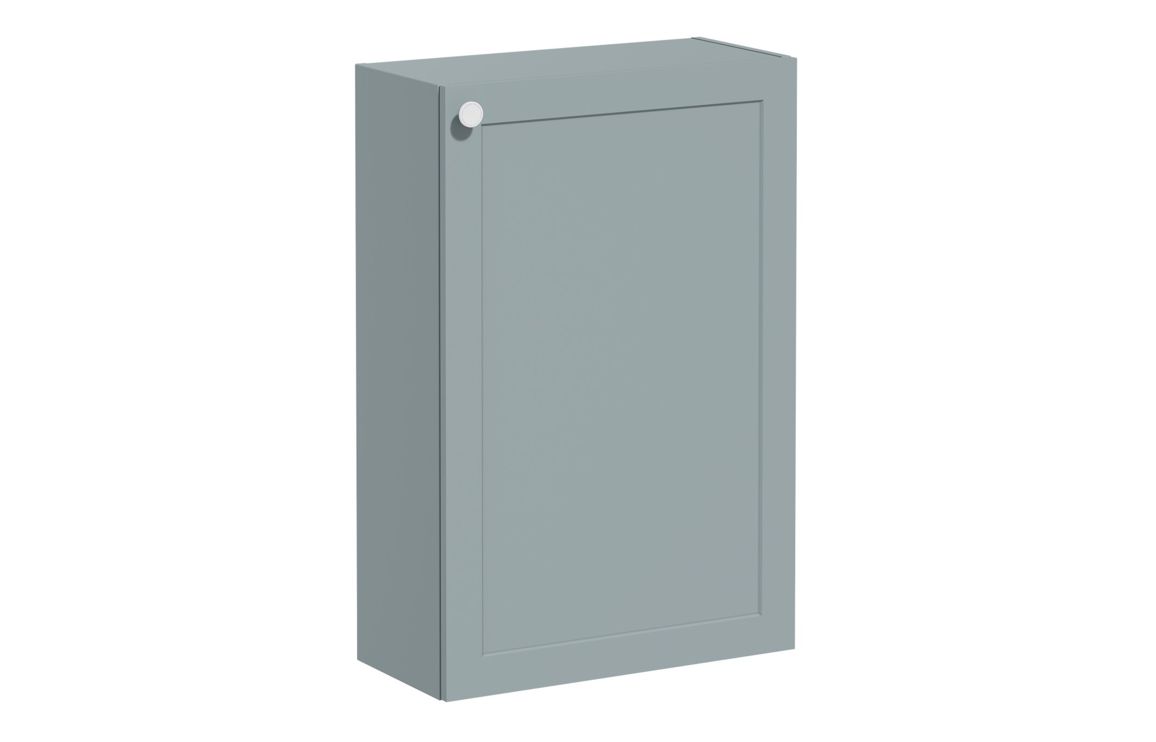 VitrA Root Classic 55cm 1 Door Slim Lower/Base Unit (RH Hinge) - Matt Fjord Green,Furniture