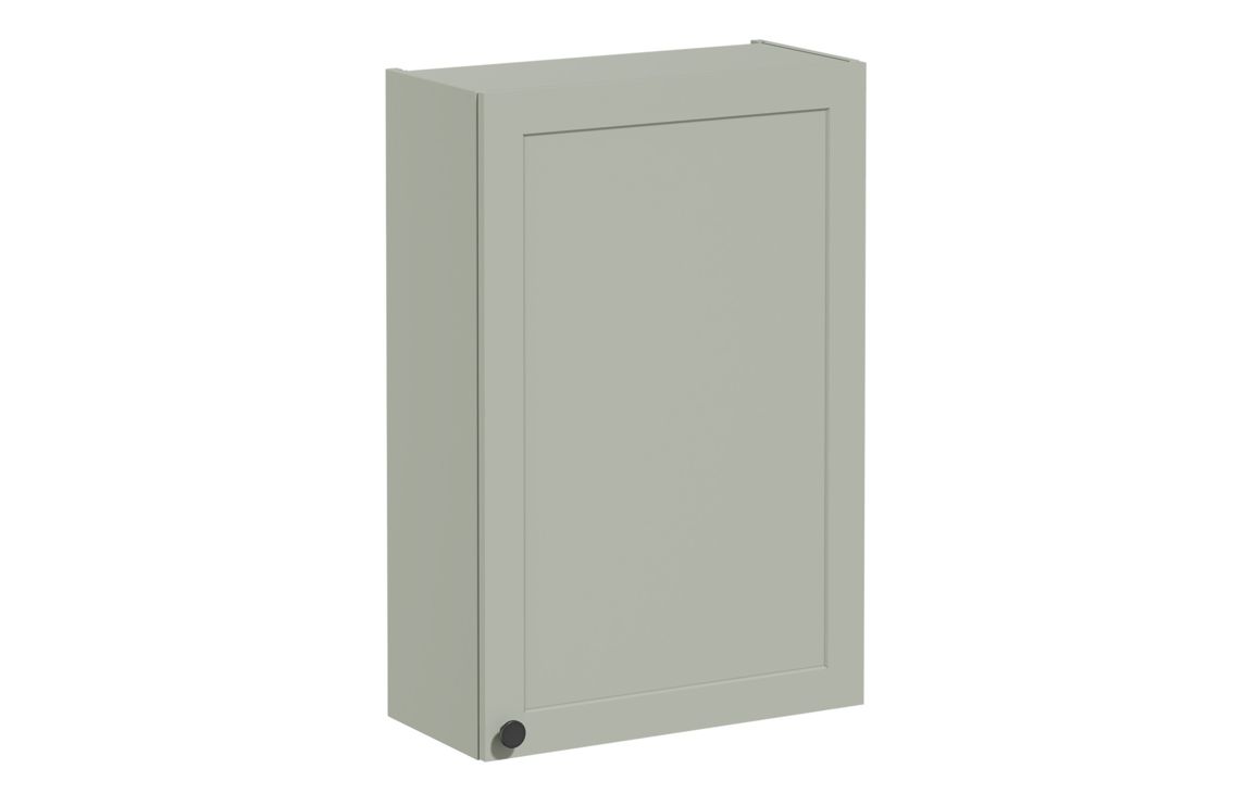 VitrA Root Classic 60cm 1 Door Upper/Wall Unit (RH Hinge) - Matt Retro Green,Furniture