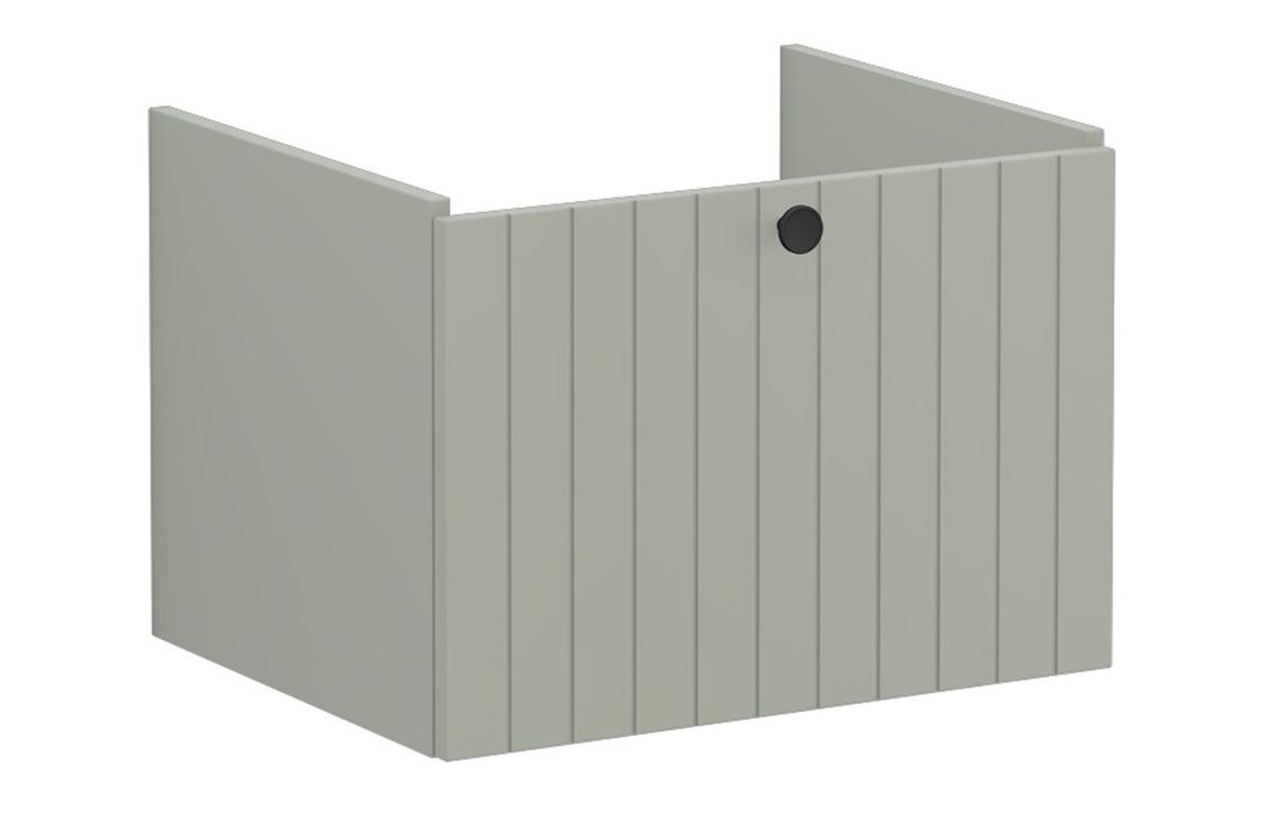 VitrA Root Groove 60cm 1 Drawer Washbasin Unit - Matt Retro Green,Furniture