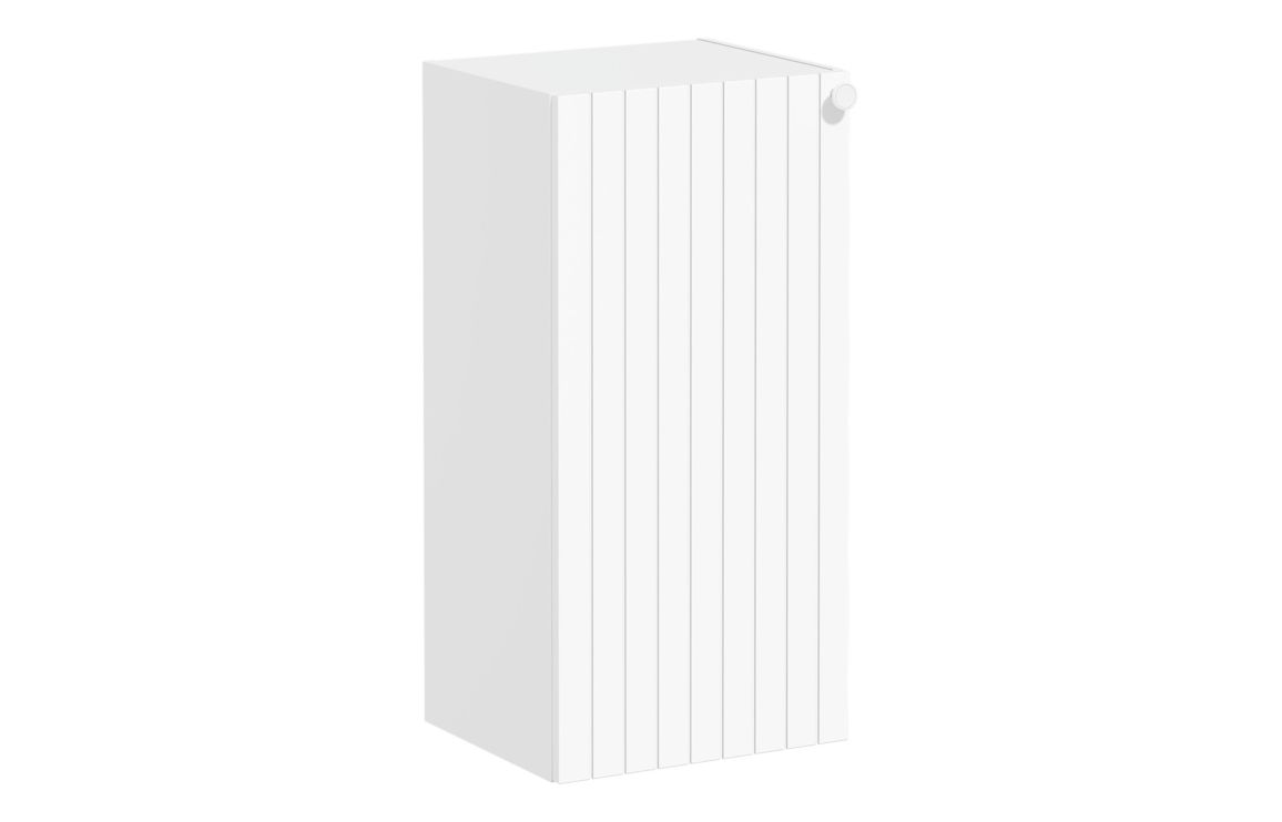 VitrA Root Groove 40cm 1 Door Lower/Base Unit (LH Hinge) - Matt White,Furniture