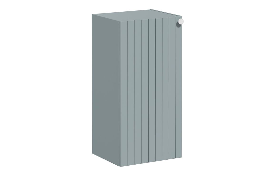 VitrA Root Groove 40cm 1 Door Lower/Base Unit (LH Hinge) - Matt Fjord Green,Furniture