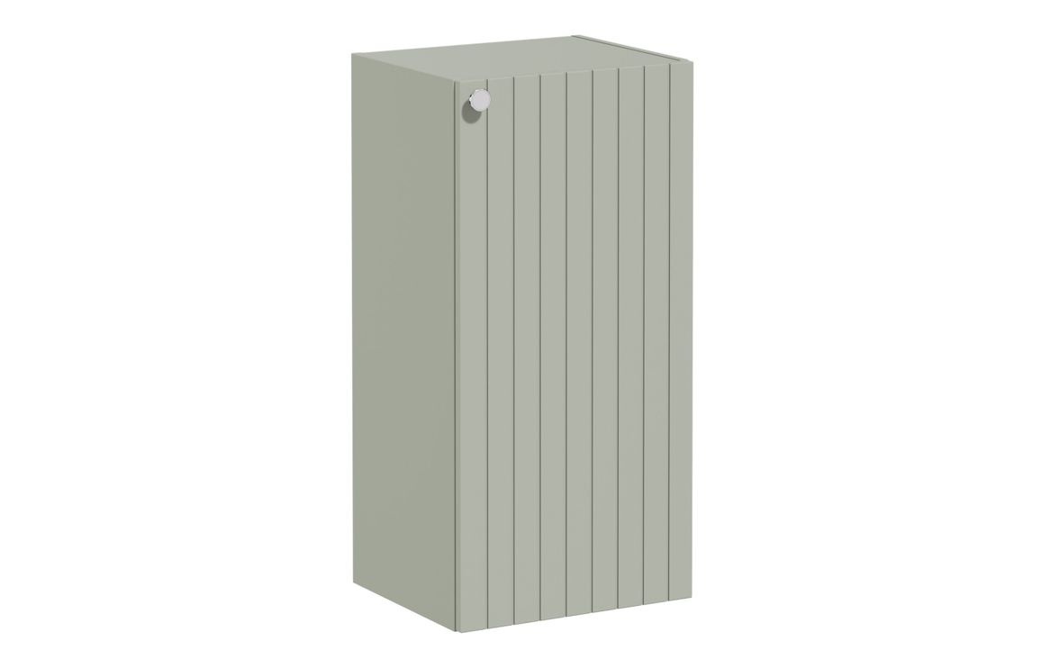 VitrA Root Groove 40cm 1 Door Lower/Base Unit (RH Hinge) - Matt Retro Green,Furniture
