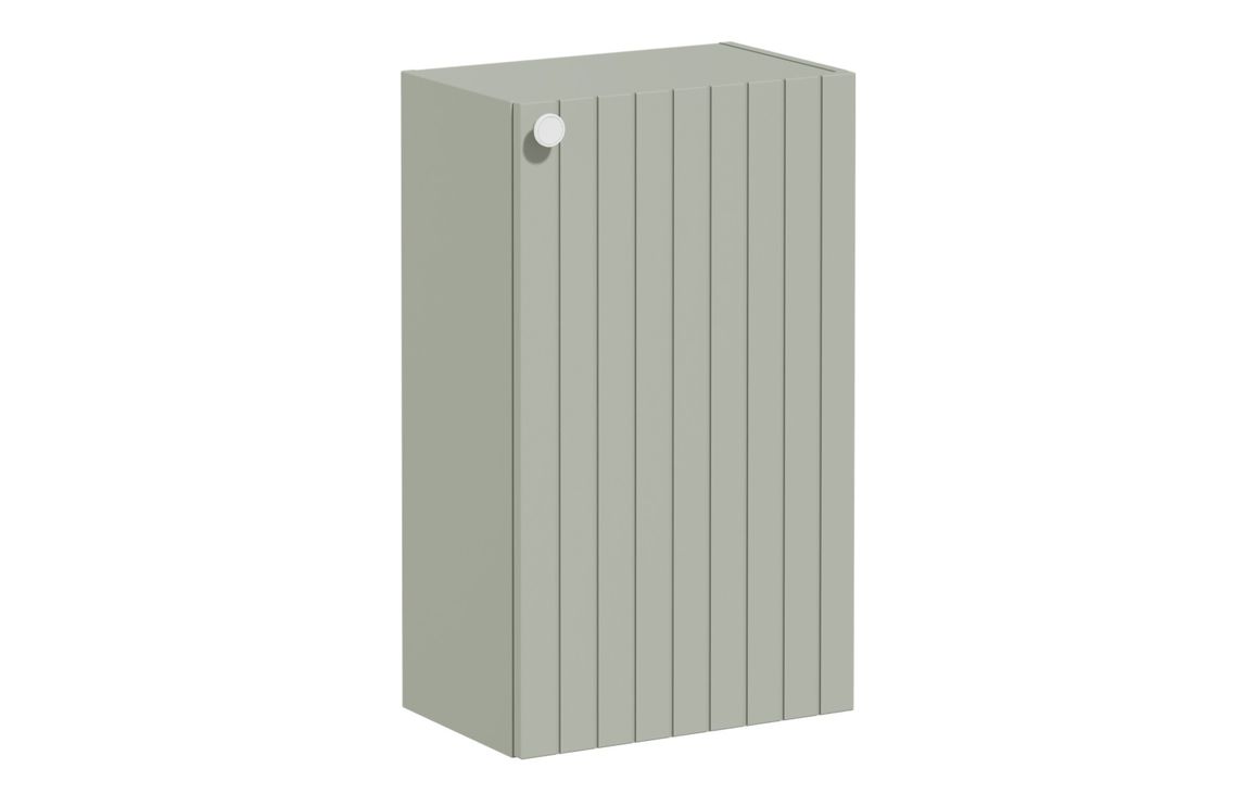 VitrA Root Groove 40cm 1 Door Slim Lower/Base Unit (RH Hinge) - Matt Retro Green,Furniture