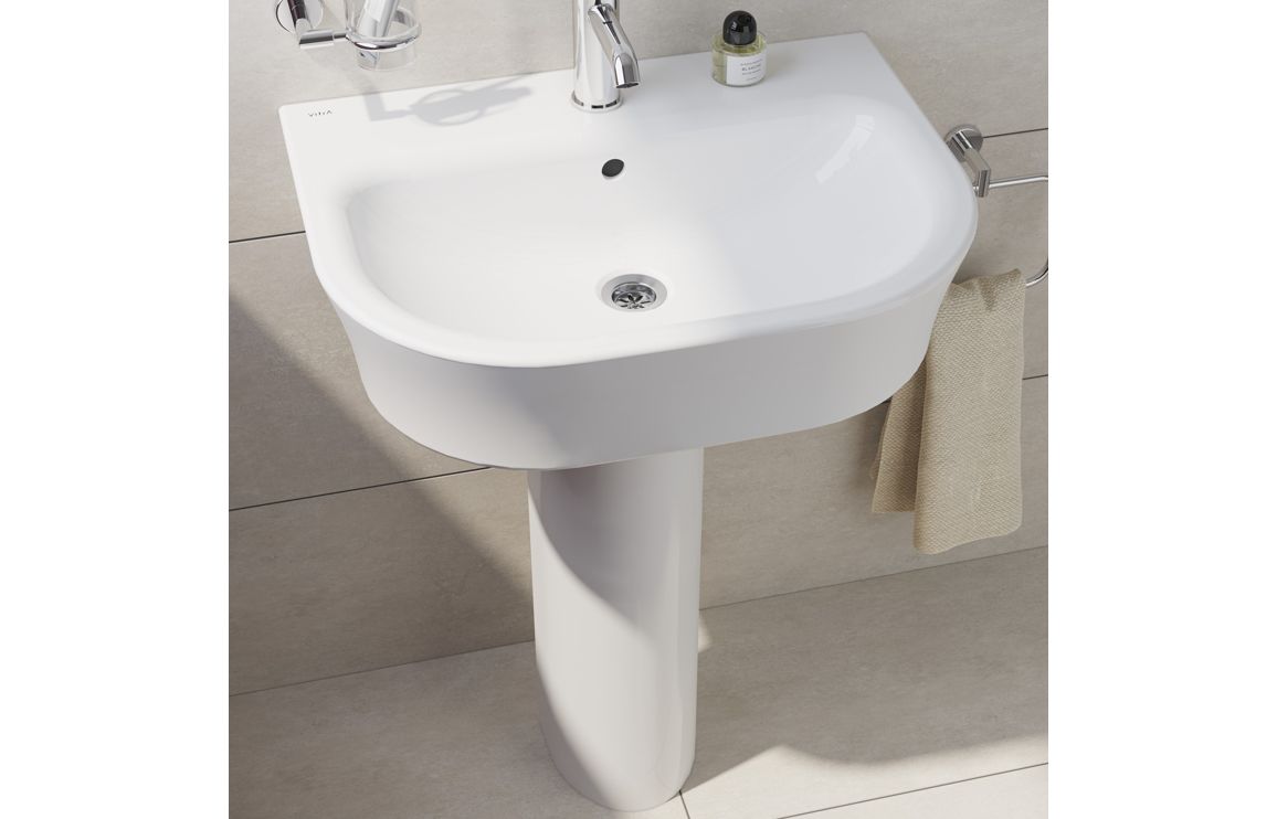 Full Pedestal Only, VitrA Integra 180x175mm Full Pedestal Only - White - Image 2