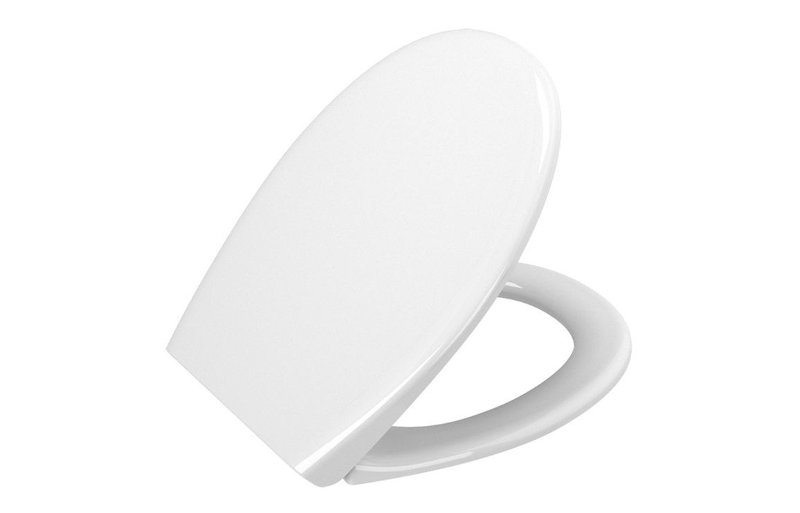 VitrA S20 Elegance Soft Close Toilet Seat - White, Toilets
