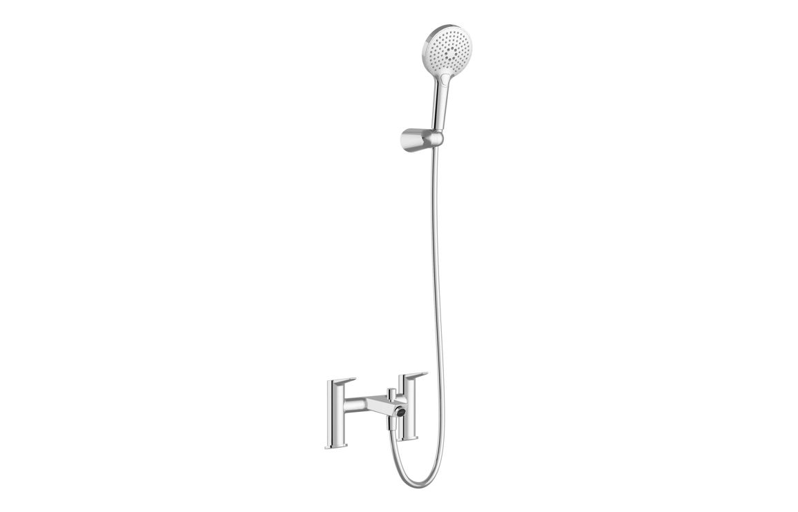 VitrA Solid S Bath/Shower Mixer - Chrome, Bathroom Taps