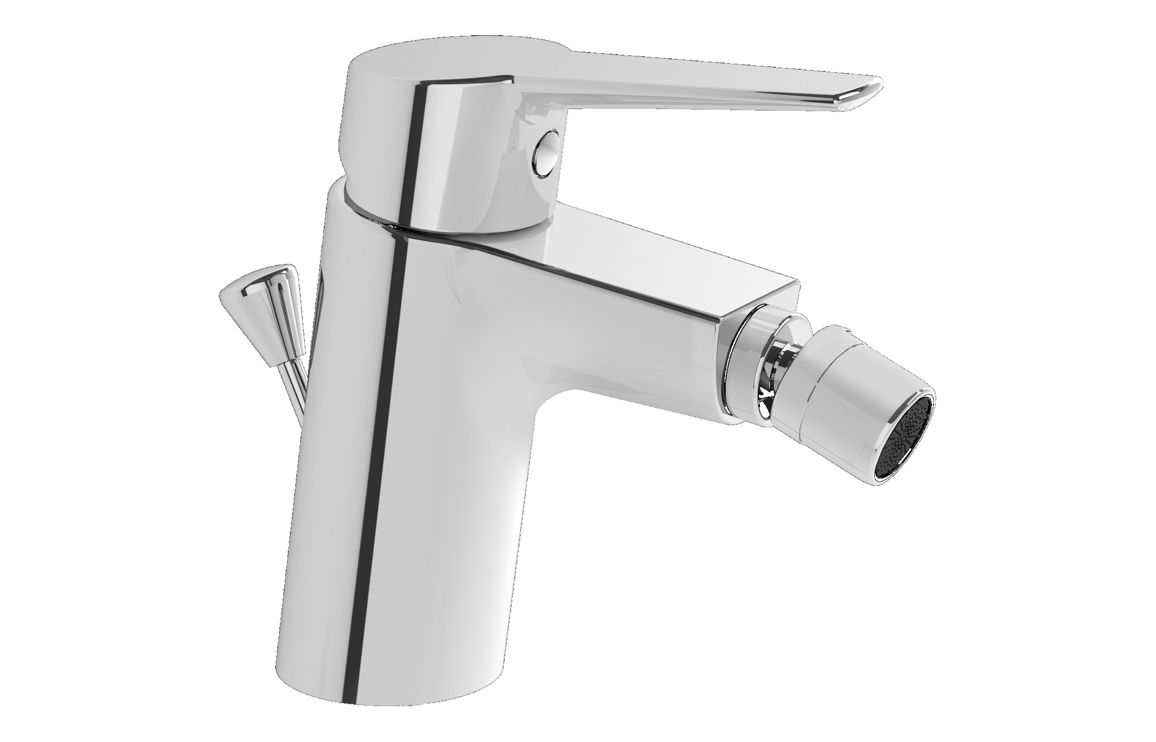 VitrA Solid S Bidet Mixer - Chrome, Bathroom Taps