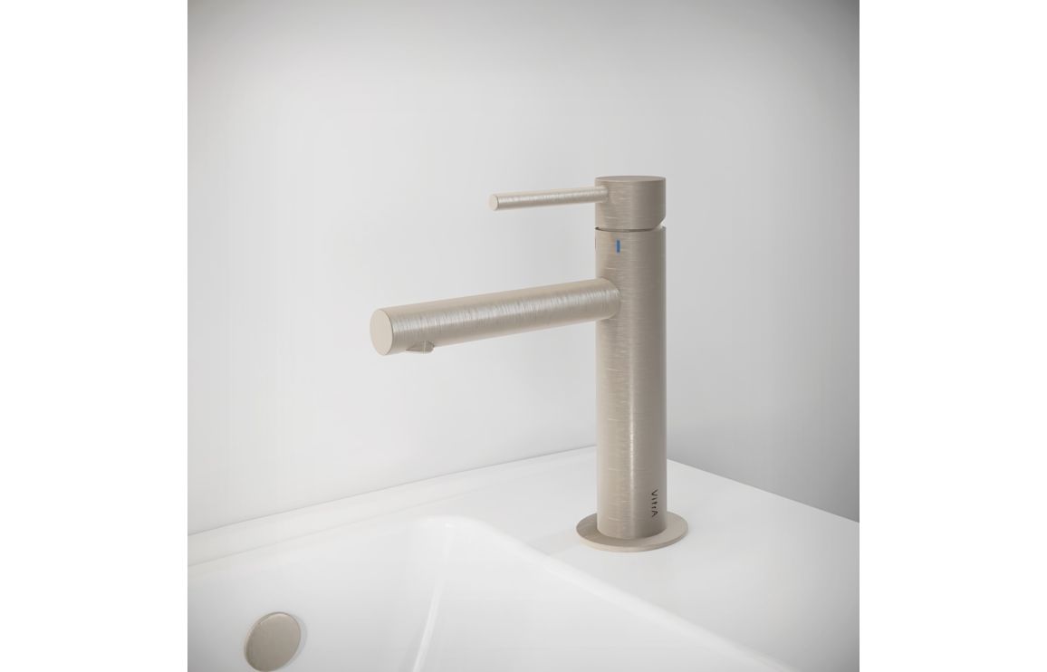 VitrA Origin Basin Mixer - Brushed Nickel, Bathroom Taps - Image 2