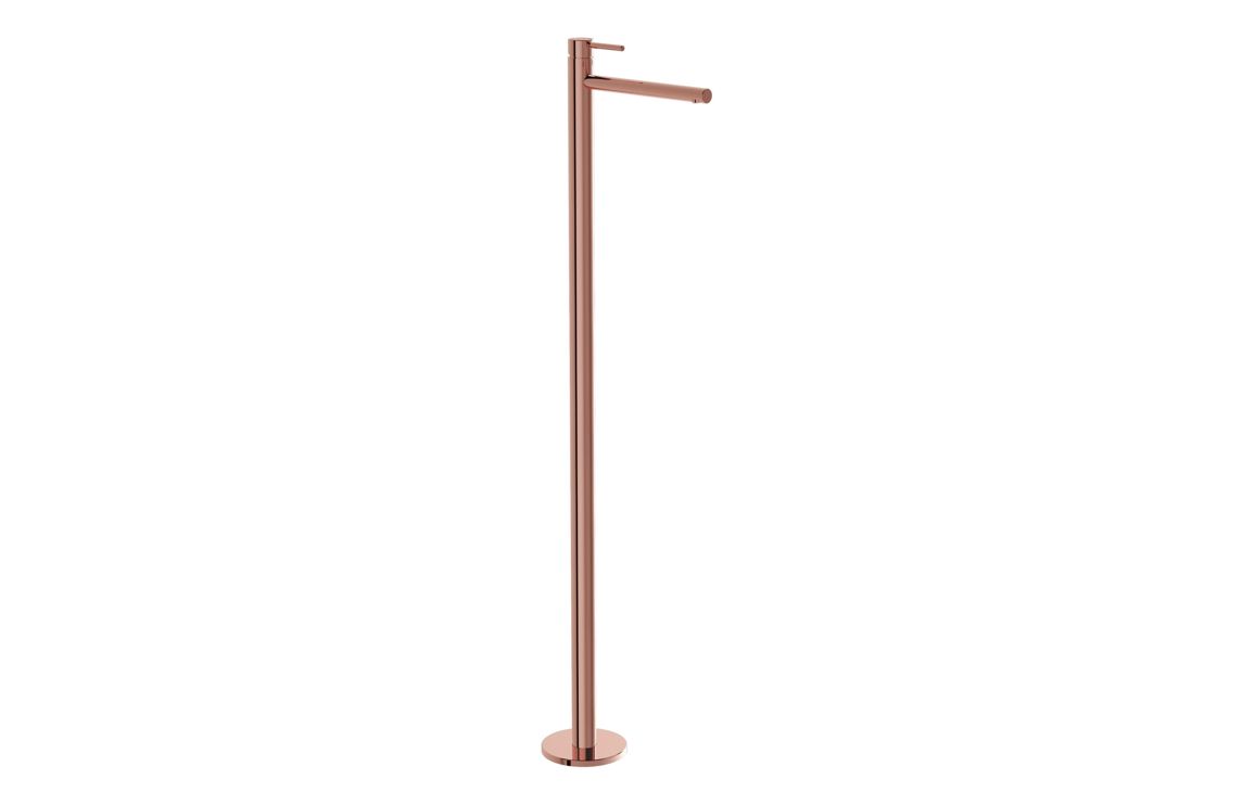 VitrA Origin Floor Standing Basin Mixer - Soft Copper, Bathroom Taps
