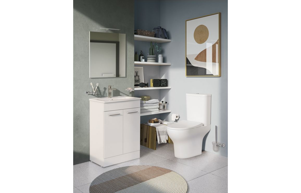 VitrA Root Square Basin Mixer - Chrome, Bathroom Taps - Image 2