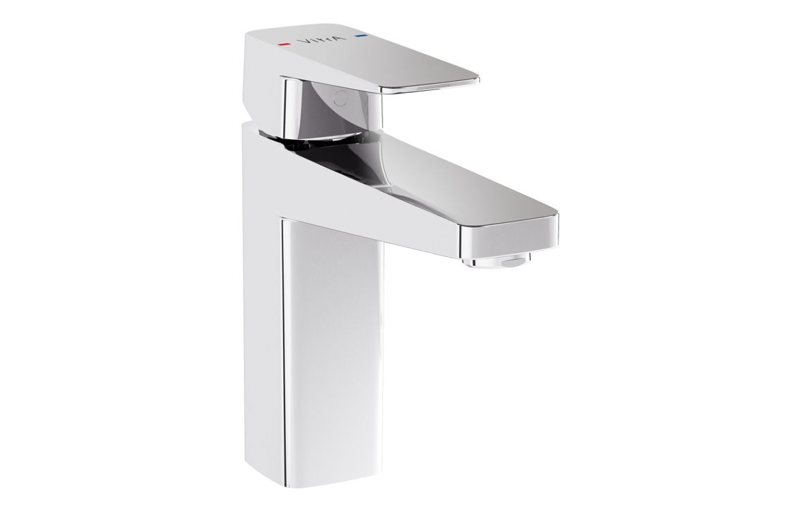 VitrA Root Square Basin Mixer - Chrome, Bathroom Taps