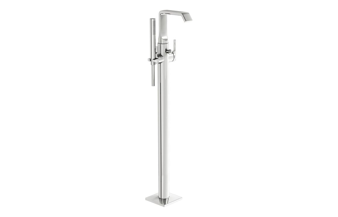VitrA Suit Floor Standing Bath/Shower Mixer - Chrome, Bathroom Taps