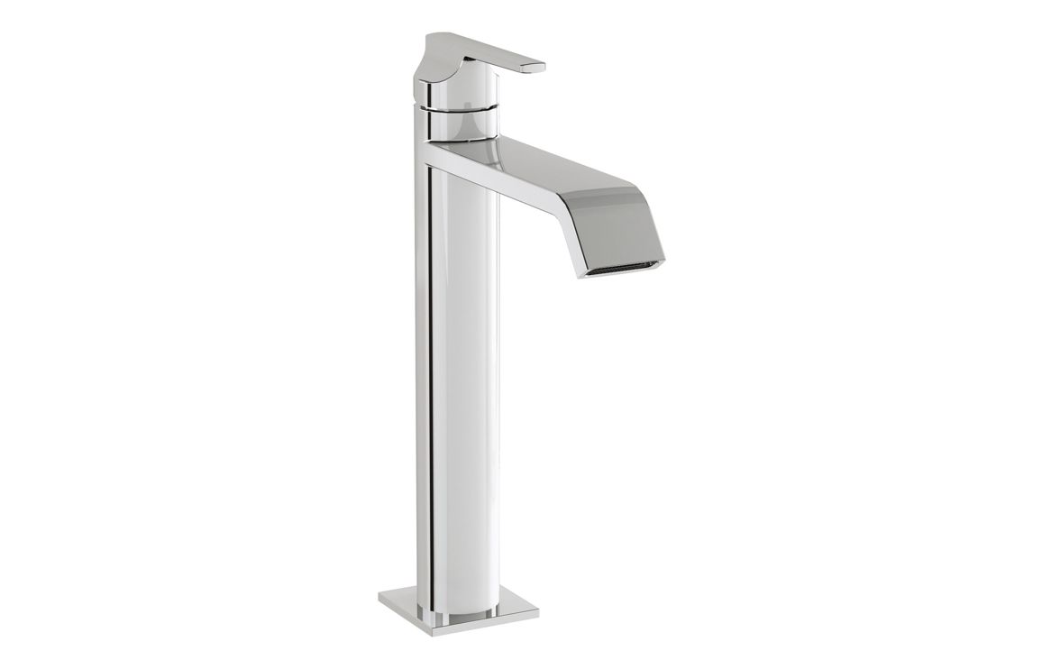 VitrA Suit Tall Basin Mixer (Top Handle) - Chrome, Bathroom Taps