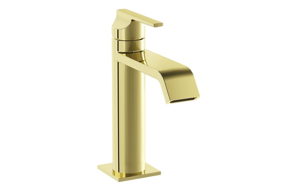 VitrA Suit Basin Mixer (Top Handle) - Soft Gold, Bathroom Taps