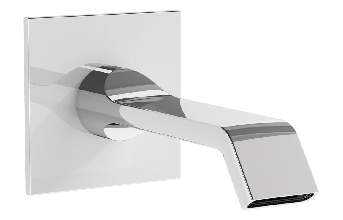 VitrA Suit Wall Mounted Bath Spout - Chrome, Bathroom Taps