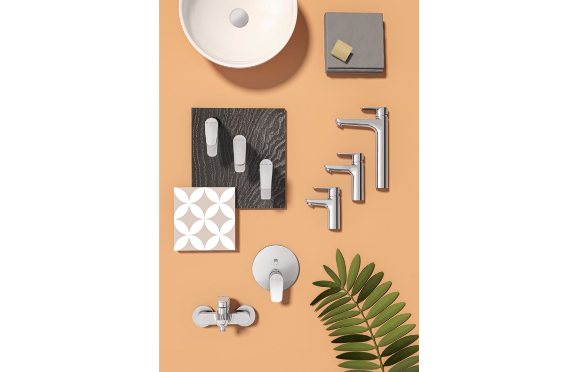 VitrA Flow Soft Large Basin Mixer - Chrome, Bathroom Taps - Image 2