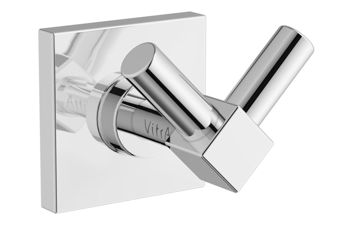 Bathroom Accessories, VitrA Root Bathrobe Holder - Chrome