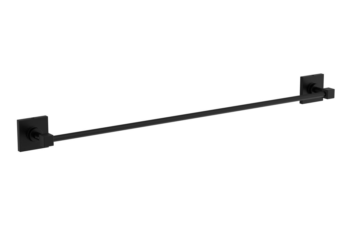 Bathroom Accessories, VitrA Root 60cm Towel Rail - Matt Black