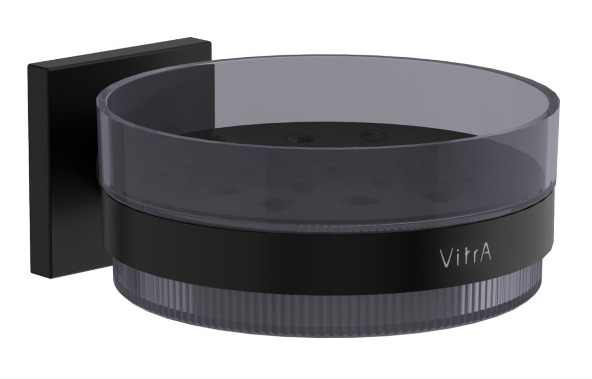 Bathroom Accessories, VitrA Root Soap Dish - Matt Black
