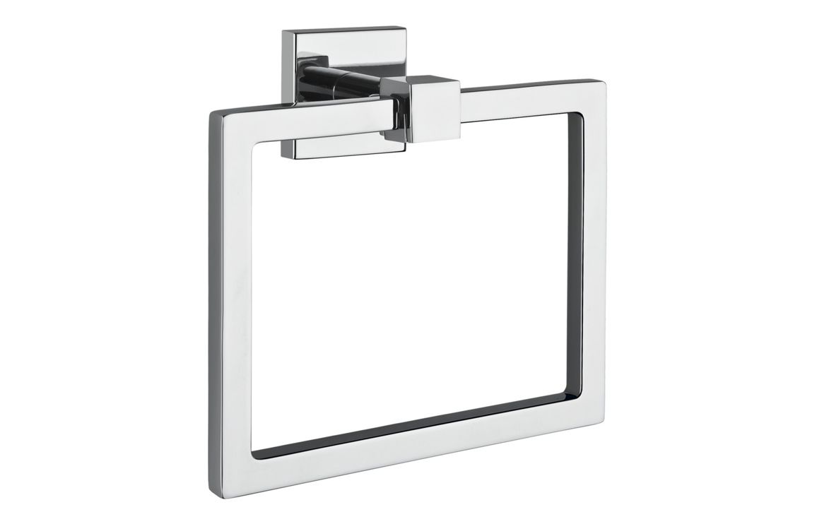 Bathroom Accessories, VitrA Q-Line Towel Ring - Chrome