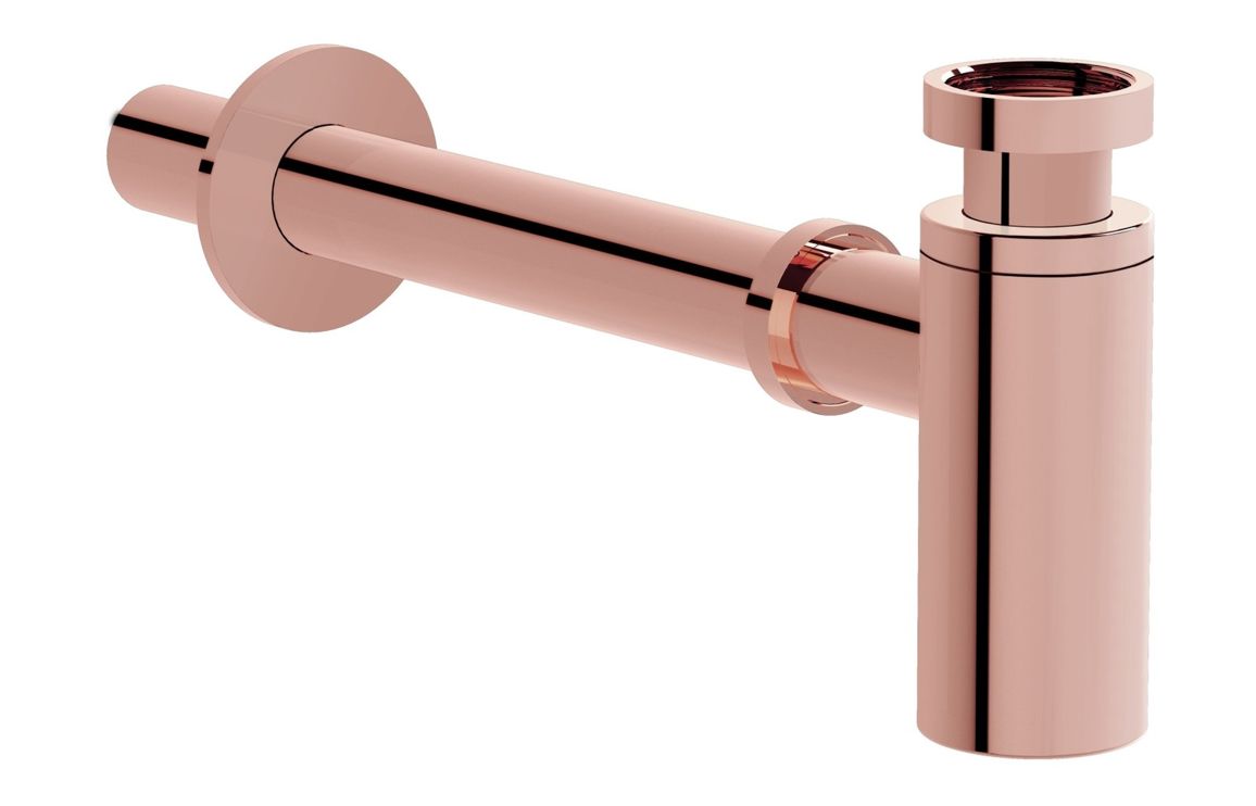 VitrA Universal Bottle Trap - Soft Copper, Bathroom Taps