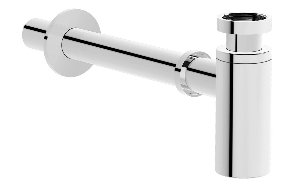 VitrA Universal Bottle Trap - Chrome, Bathroom Taps