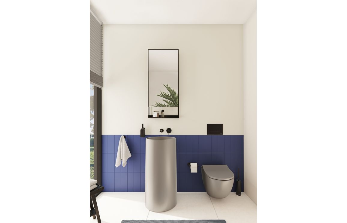 Bathroom Accessories, VitrA Origin Bathrobe Hook - Matt Black - Image 6