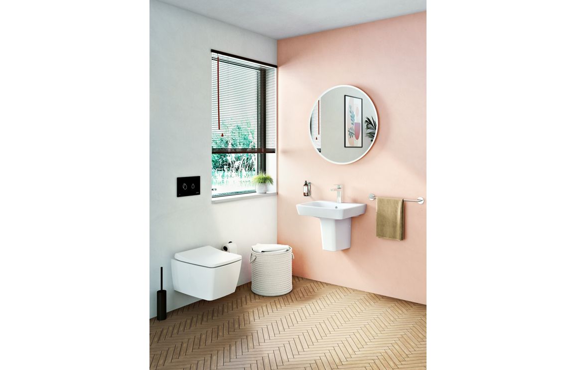 Bathroom Accessories, VitrA Origin 45cm Single Towel Rail - Matt Black - Image 4