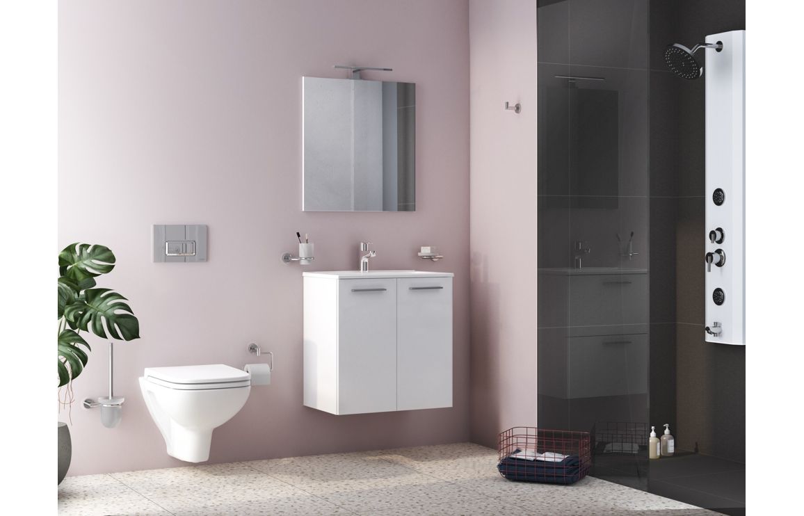 VitrA S20 Soft Close Toilet Seat - White, Toilets - Image 5