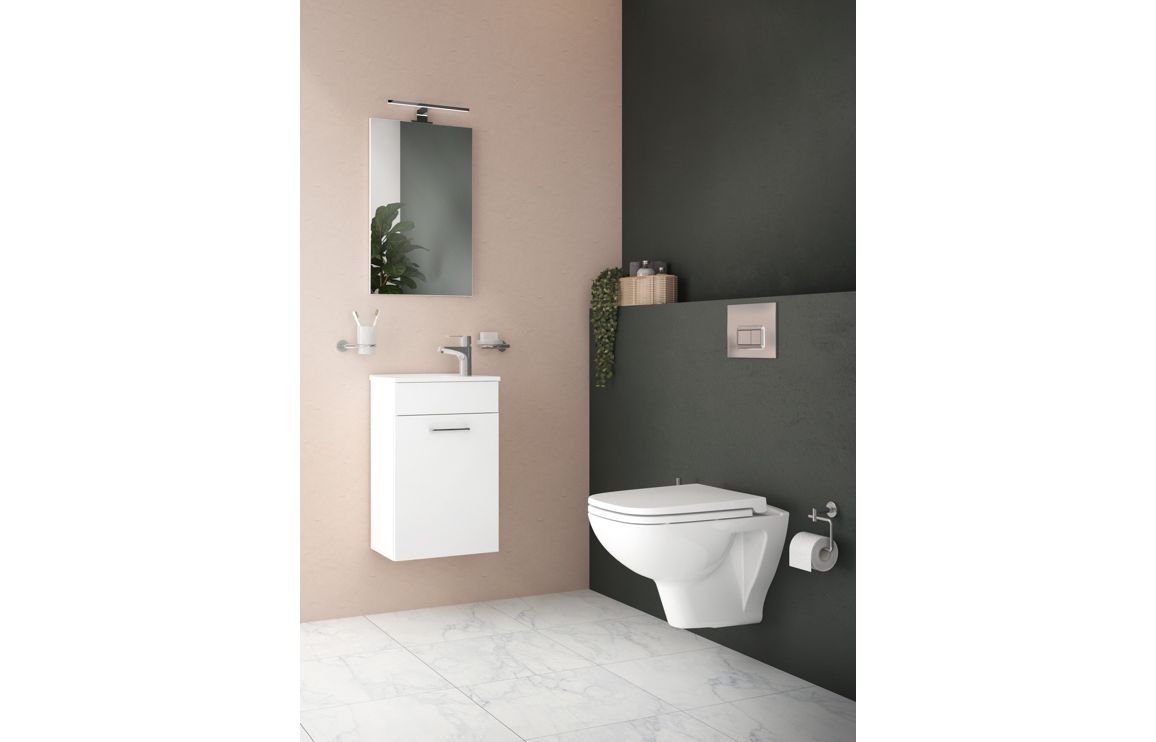 VitrA S20 Soft Close Toilet Seat - White, Toilets - Image 7