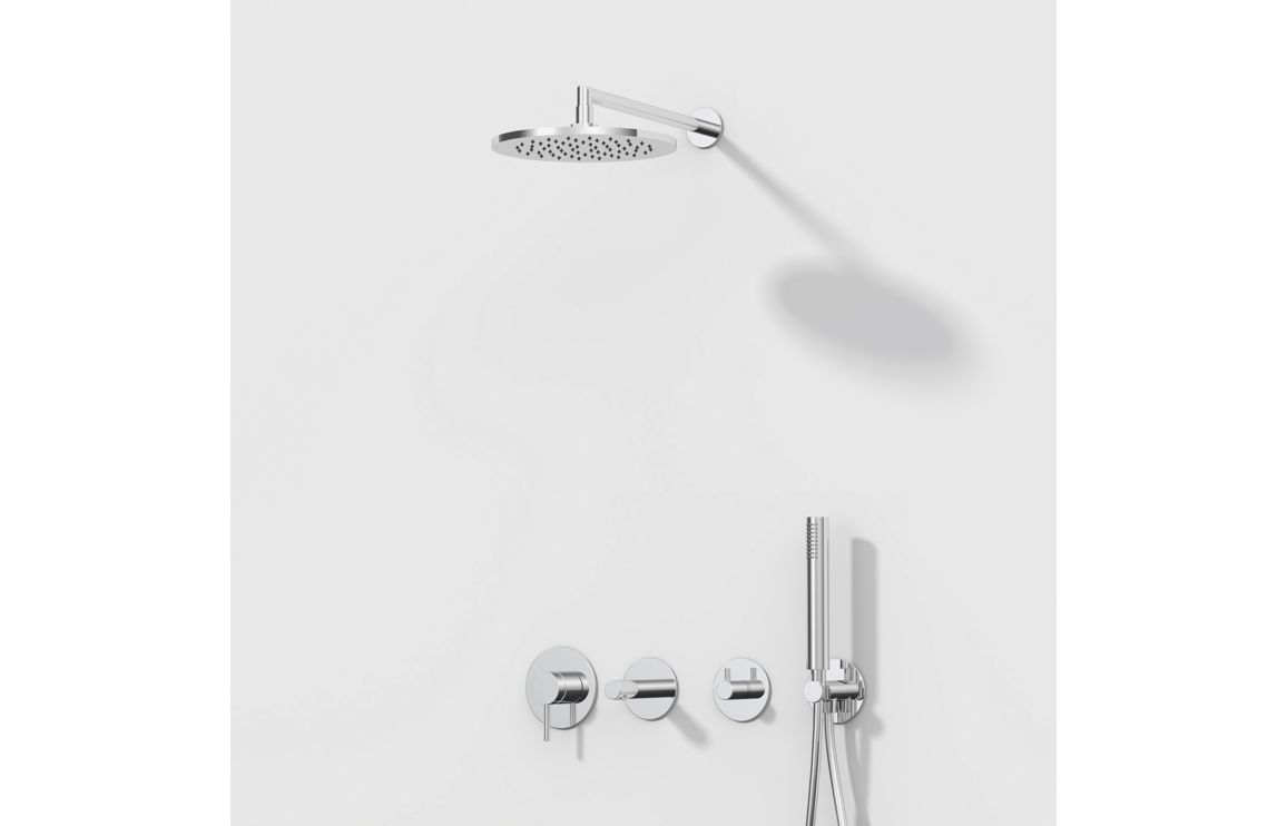 VitrA Origin Classic Wall Mounted 90° Connection Pipe - Chrome - Image 2