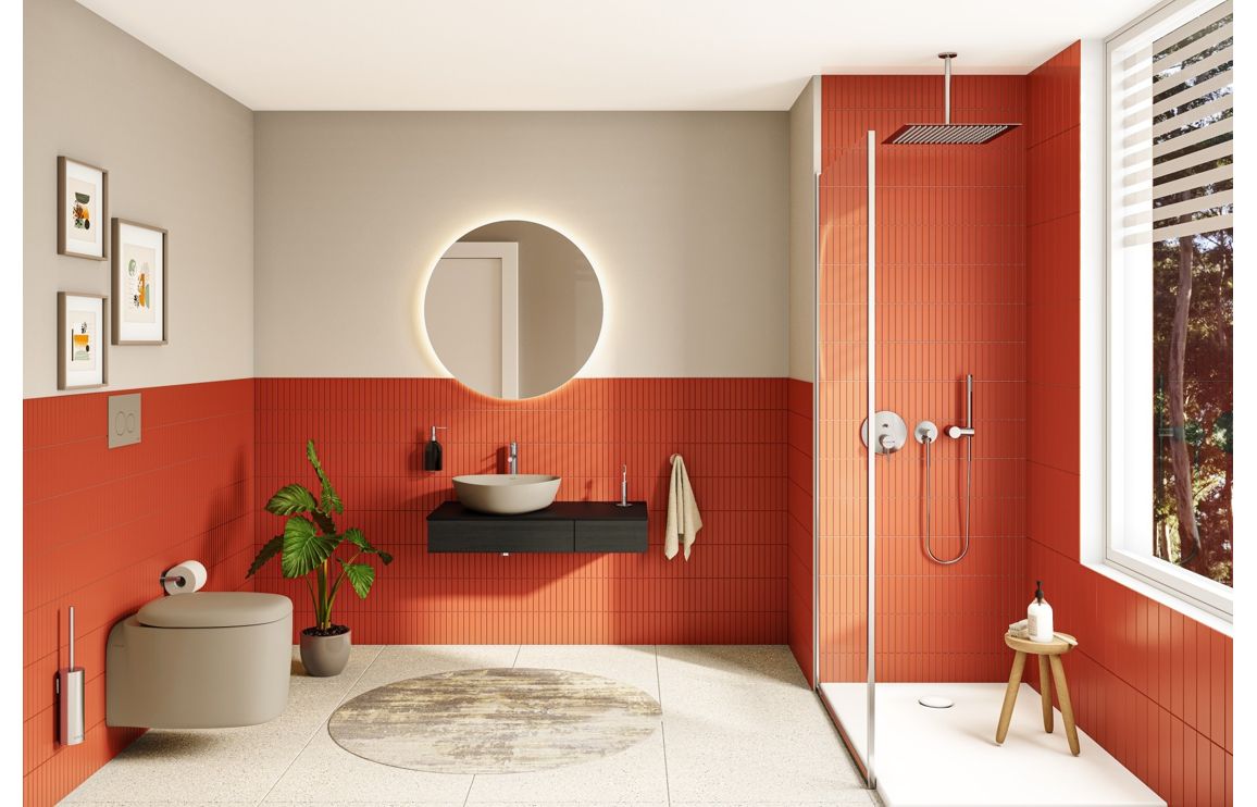 VitrA Origin Integrated 2-Way Diverter - Chrome - Image 7
