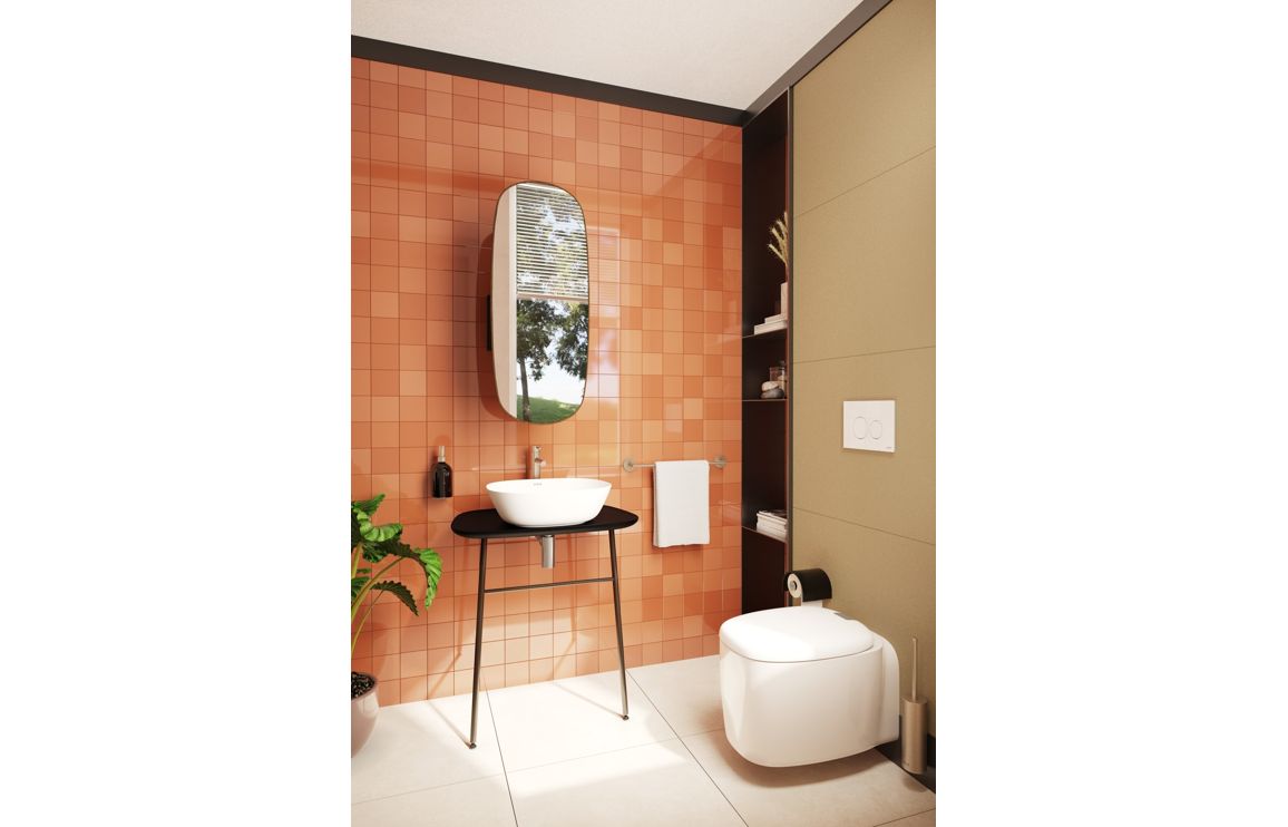 Bathroom Accessories, VitrA Origin 45cm Single Towel Rail - Brushed Nickel - Image 4
