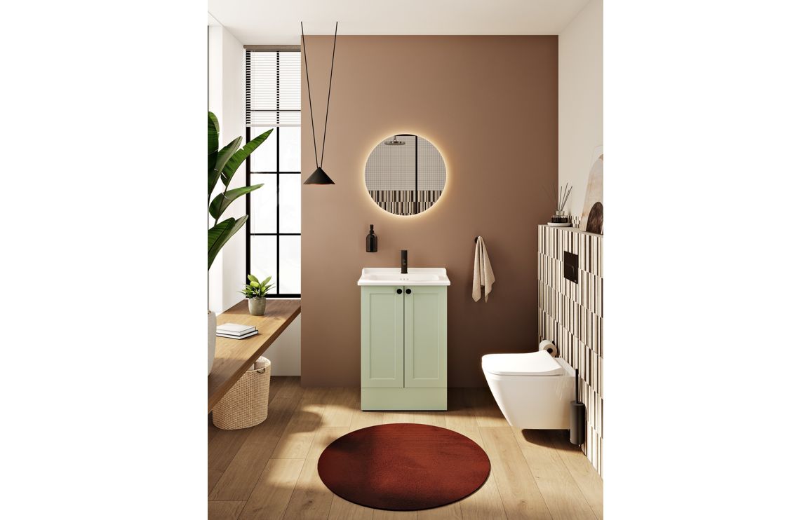 Vanity Unit Basin Only, VitrA Integra Classic 610x475mm 1TH Vanity Basin Only - White - Image 9