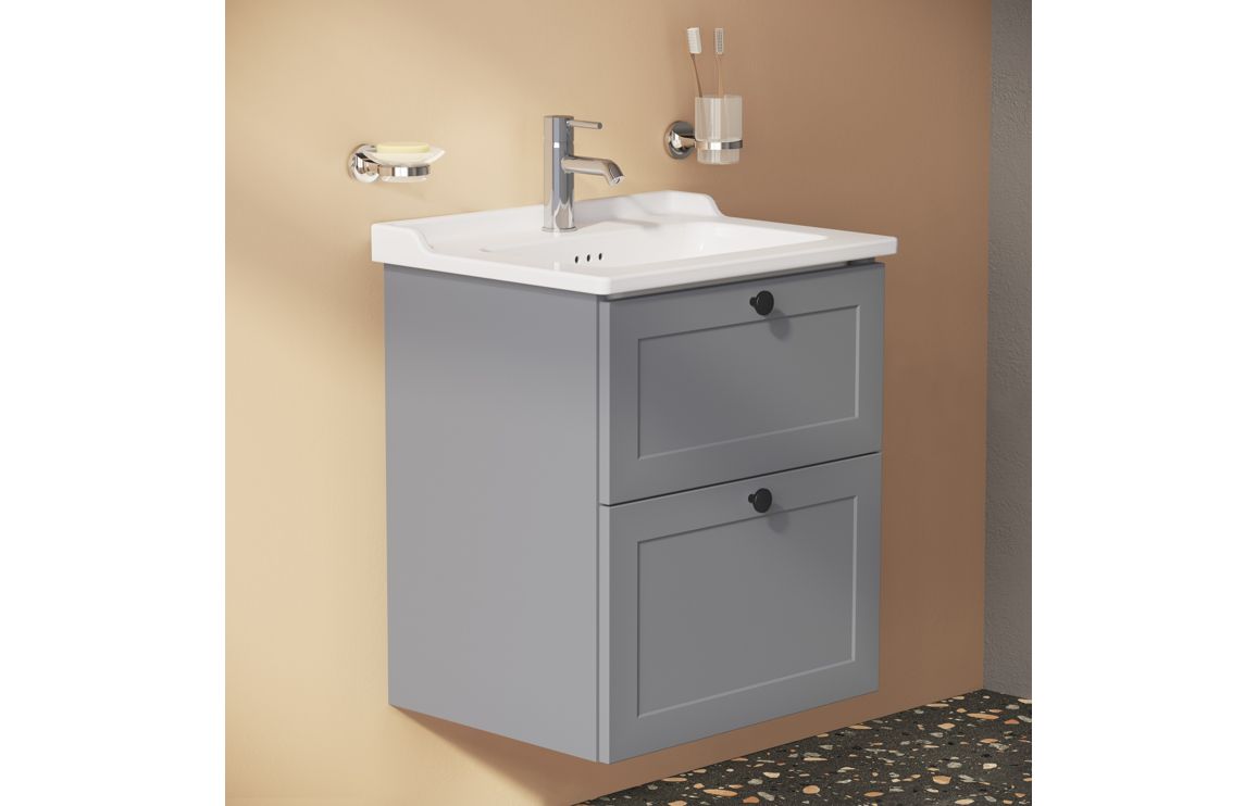 Vanity Unit Basin Only, VitrA Integra Classic 610x475mm 1TH Vanity Basin Only - White - Image 7