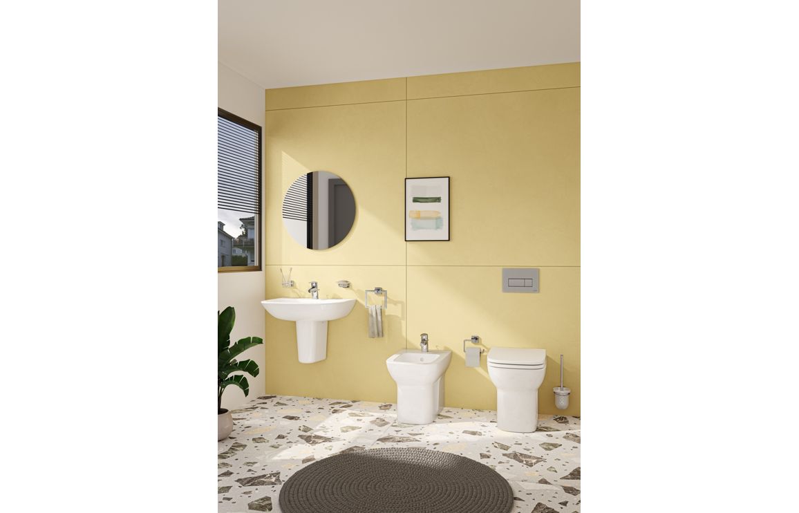 VitrA S20 Back to Wall Pan Only - White, Toilets - Image 8