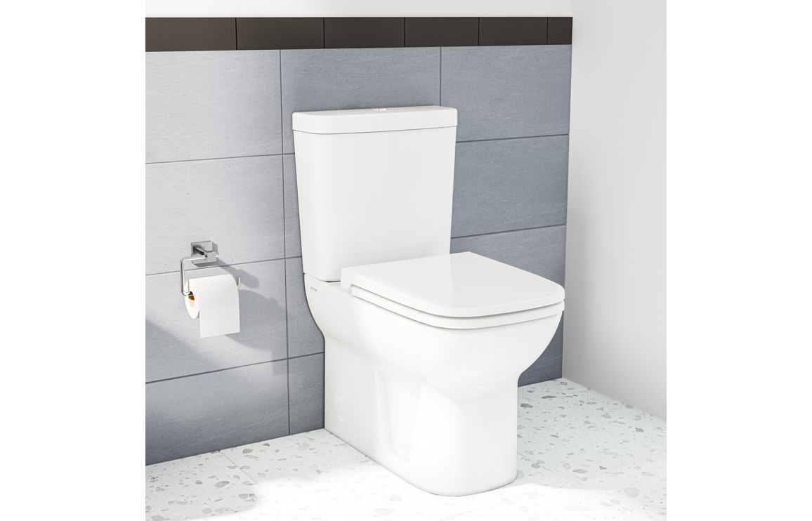 VitrA S20 Rounded Edge Close Coupled Cistern - White, Toilets - Image 3