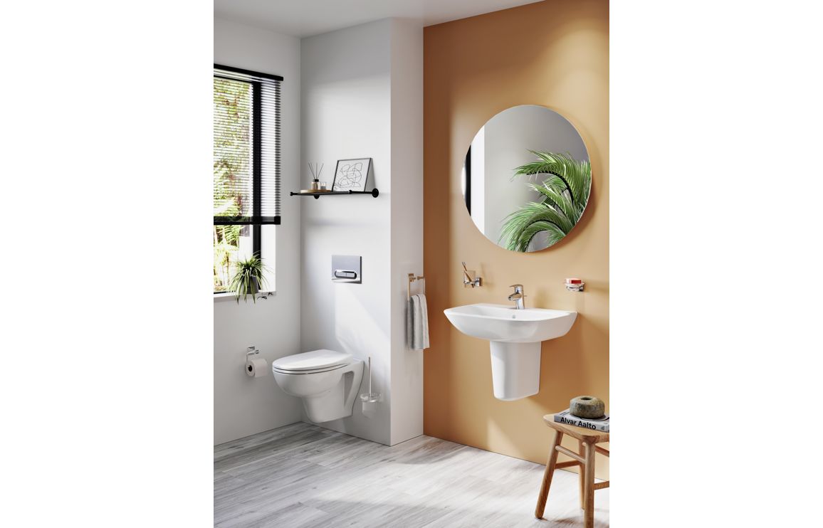 Semi Pedestal Only, VitrA S20 185x295mm Semi Pedestal Only - White - Image 7
